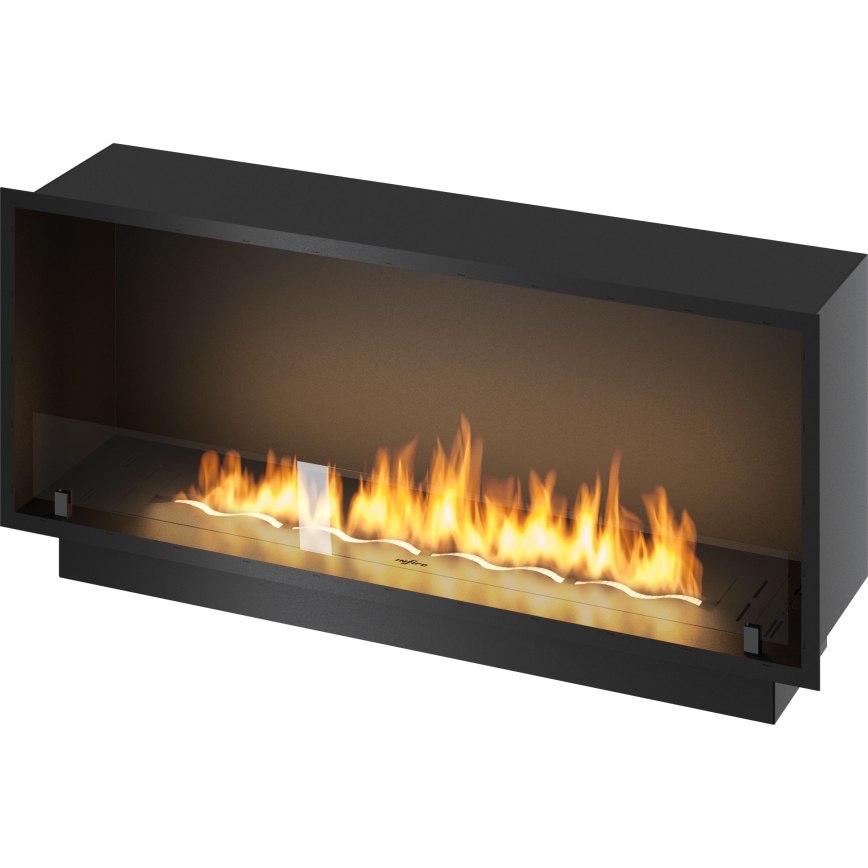 InFire - Indbygget biopejs 49,4x124,4 cm 6kW sort