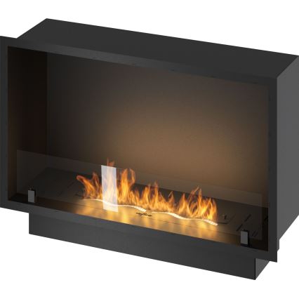 InFire - Indbygget biopejs 49,4x84,4 cm 3,5kW sort