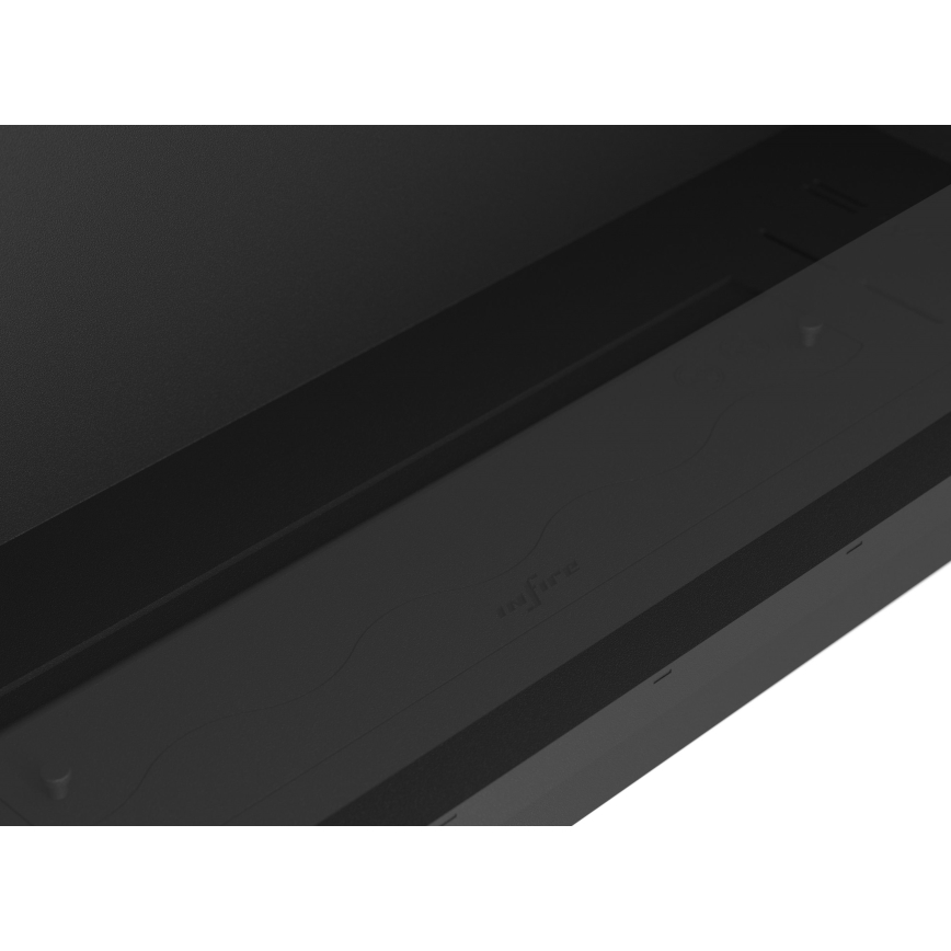 InFire - Indbygget biopejs 49,4x84,4 cm 3,5kW sort