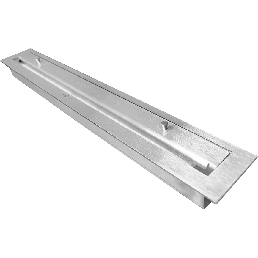 InFire - Indbygget biopejs 49x120 cm 3kW sort
