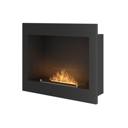 InFire - Indbygget biopejs 49x60 cm 3kW sort