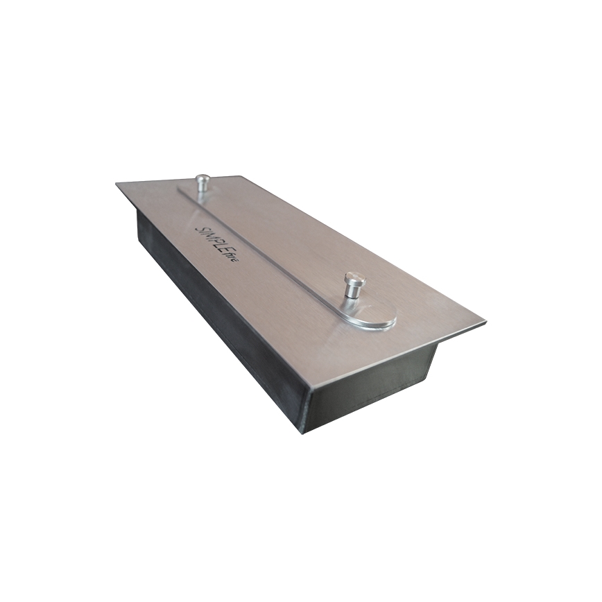 InFire - Indbygget biopejs 49x60 cm 3kW sort