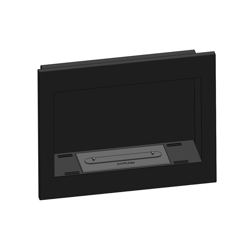 InFire - Indbygget biopejs 49x60 cm 3kW sort
