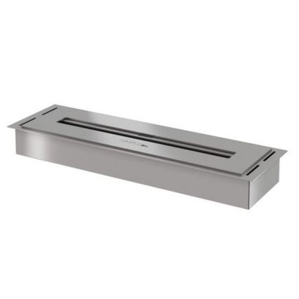 InFire - Indbygget Biopejs 5,5x50 cm 3kW mat krom