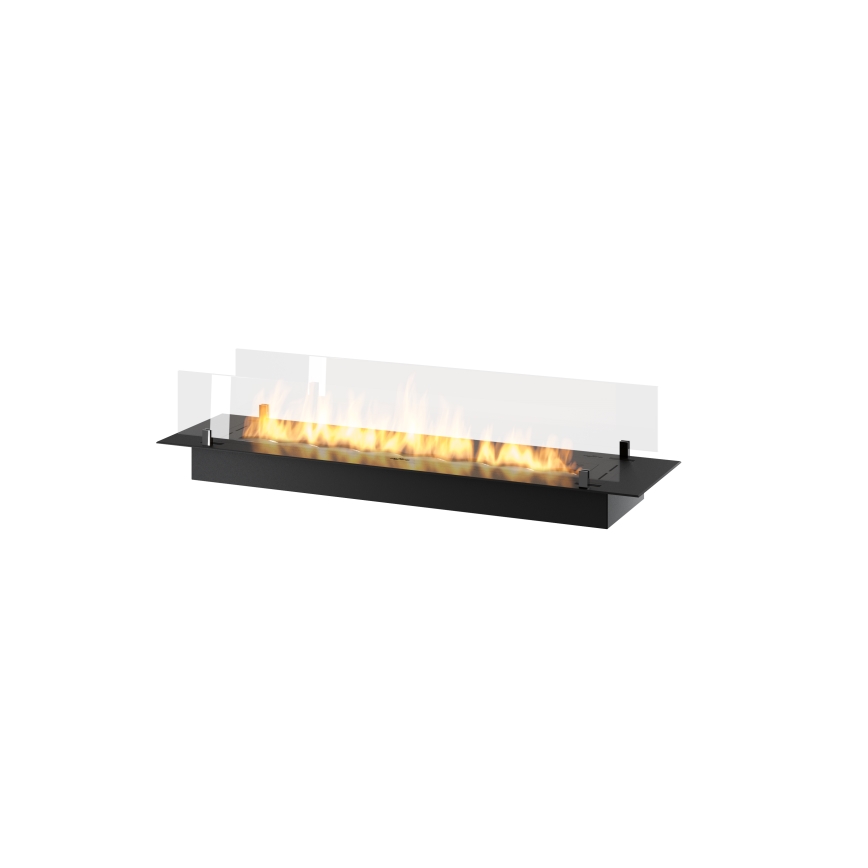 InFire - Indbygget Biopejs 8,5x120 cm 6kW sort