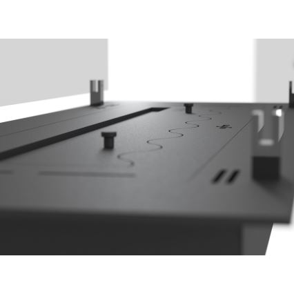 InFire - Indbygget Biopejs 8,5x120 cm 6kW sort