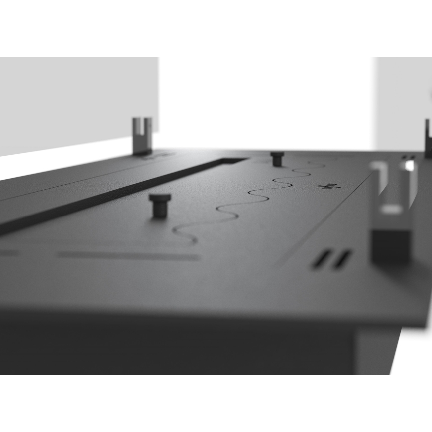 InFire - Indbygget Biopejs 8,5x120 cm 6kW sort