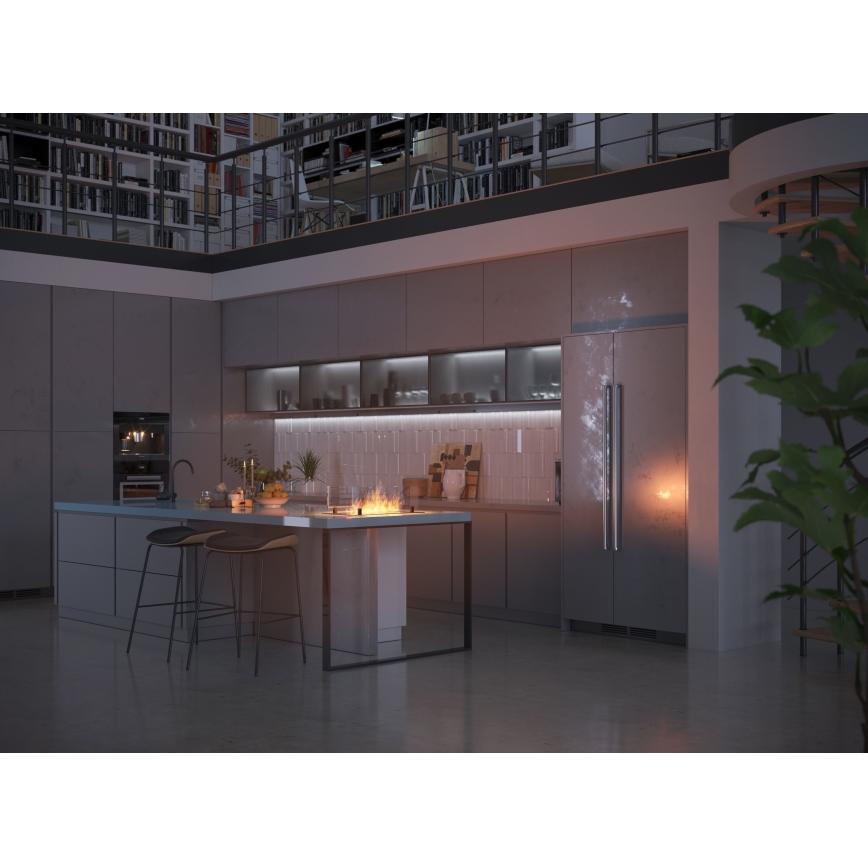 InFire - Indbygget biopejs 8,5x60 cm 3,5kW sort