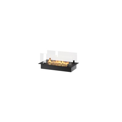 InFire - Indbygget biopejs 8,5x60 cm 3,5kW sort