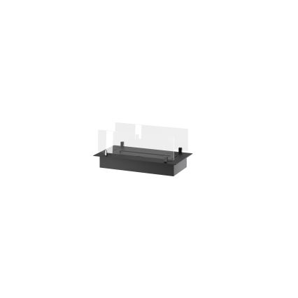 InFire - Indbygget biopejs 8,5x60 cm 3,5kW sort