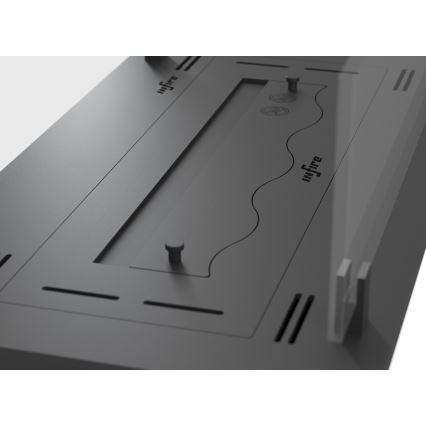 InFire - Indbygget biopejs 8,5x60 cm 3,5kW sort