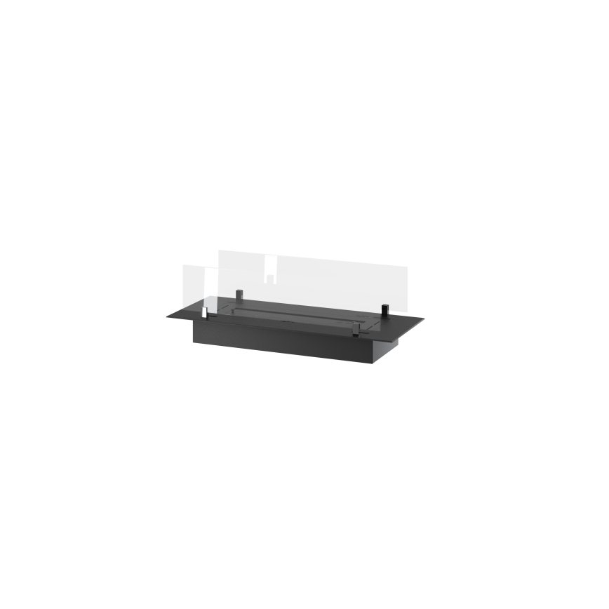 InFire - Indbygget Biopejs 8,5x80 cm 3,5kW sort