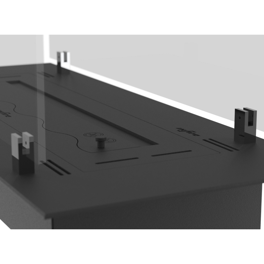 InFire - Indbygget Biopejs 8,5x80 cm 3,5kW sort
