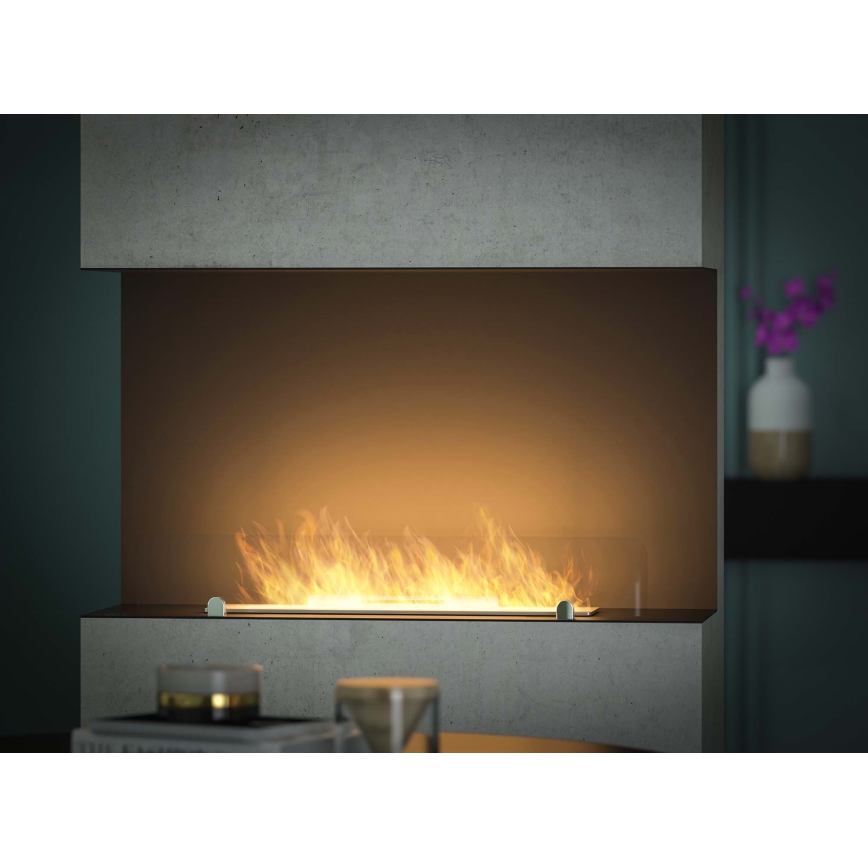 InFire - Indbygget biopejs 80x45 cm 3kW sort