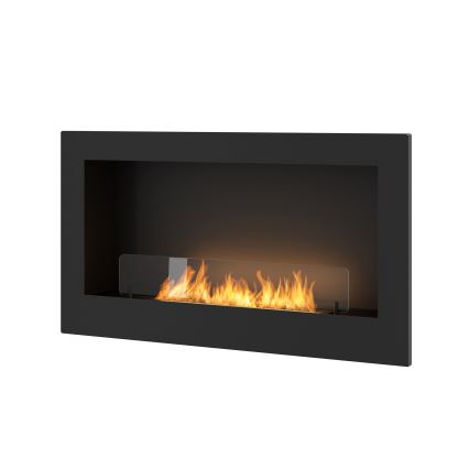 InFire - Indbygget biopejs 90x50 cm 3kW sort