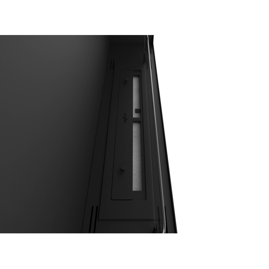 InFire - Indbygget biopejs 90x50 cm 3kW sort