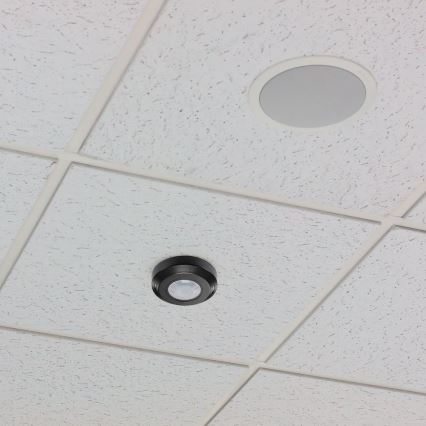 Infrarød bevægelsessensor 360° 200W/230V sort