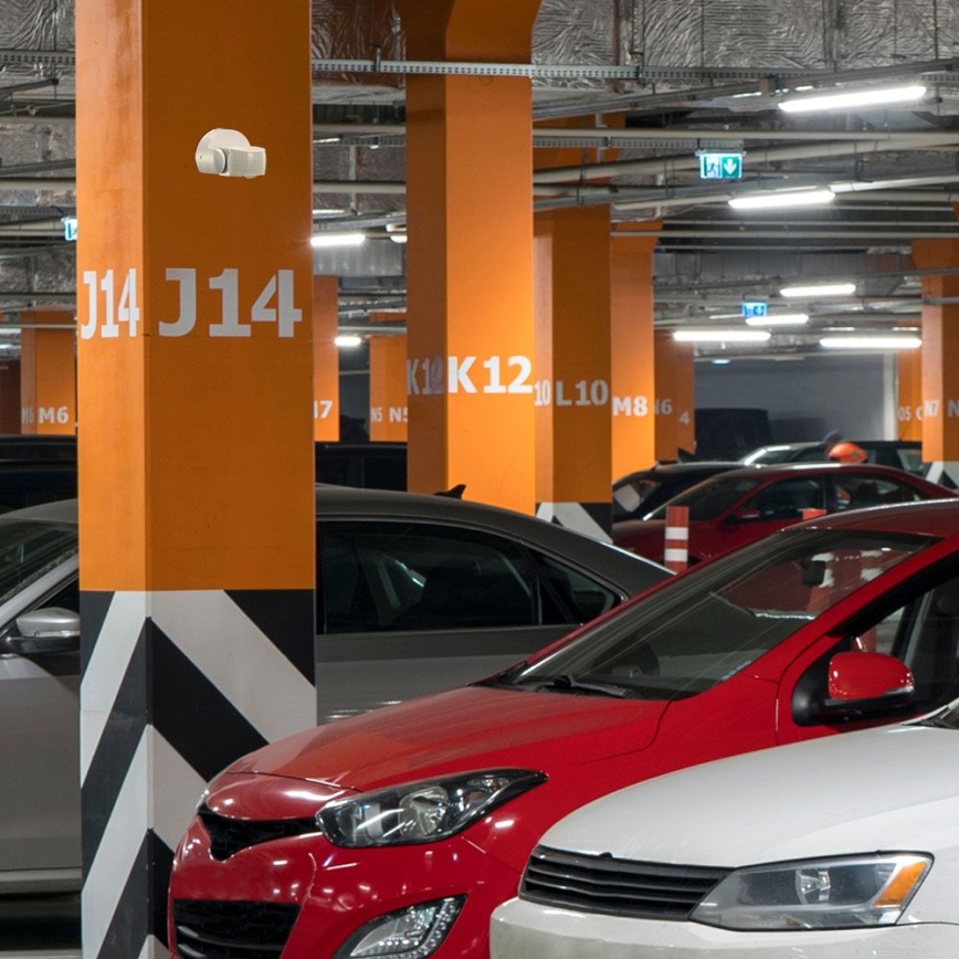 Infrarød bevægelsessensor udendørs 180/360° 600W/230V IP65 hvid