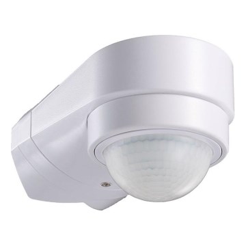 Infrarød bevægelsessensor udendørs 240° 600W/230V IP65 hvid