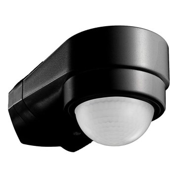 Infrarød bevægelsessensor udendørs 240° 600W/230V IP65 sort