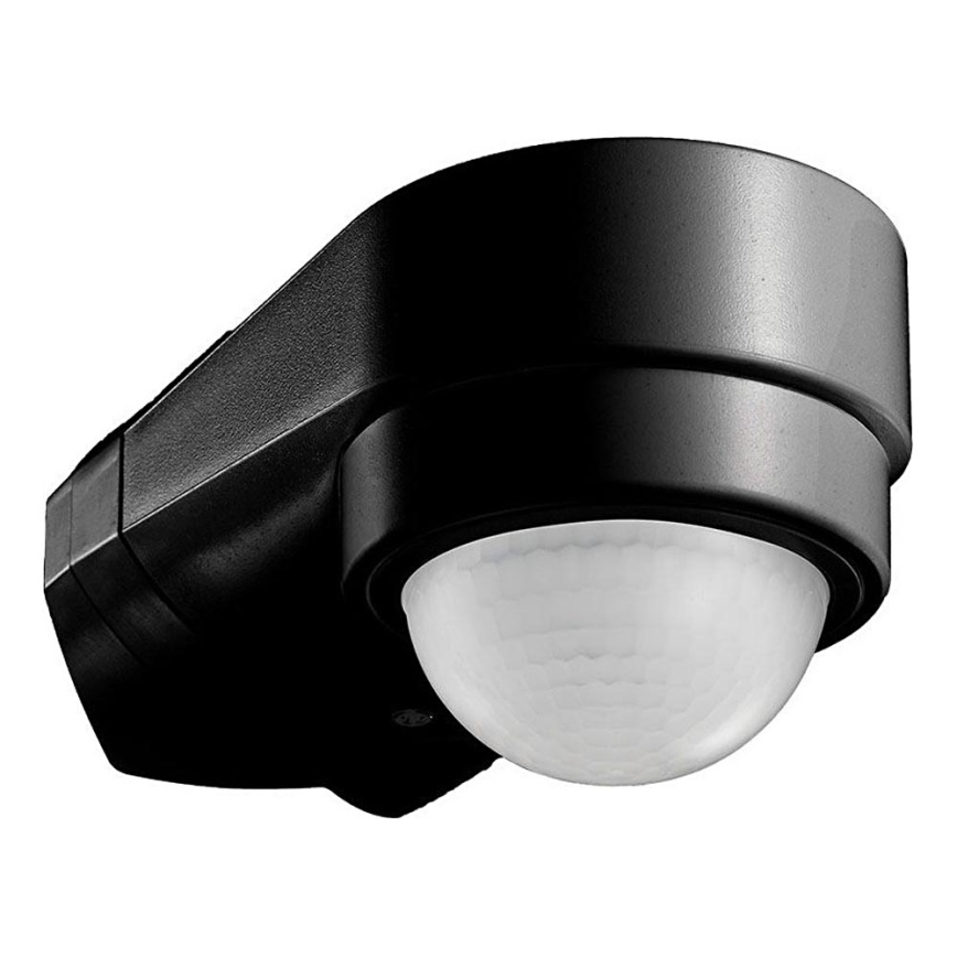 Infrarød bevægelsessensor udendørs 240° 600W/230V IP65 sort