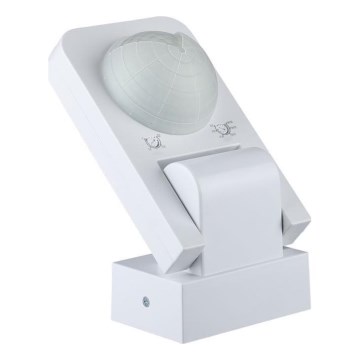 Infrarød bevægelsessensor udendørs 360° 1000W/230V IP65 hvid