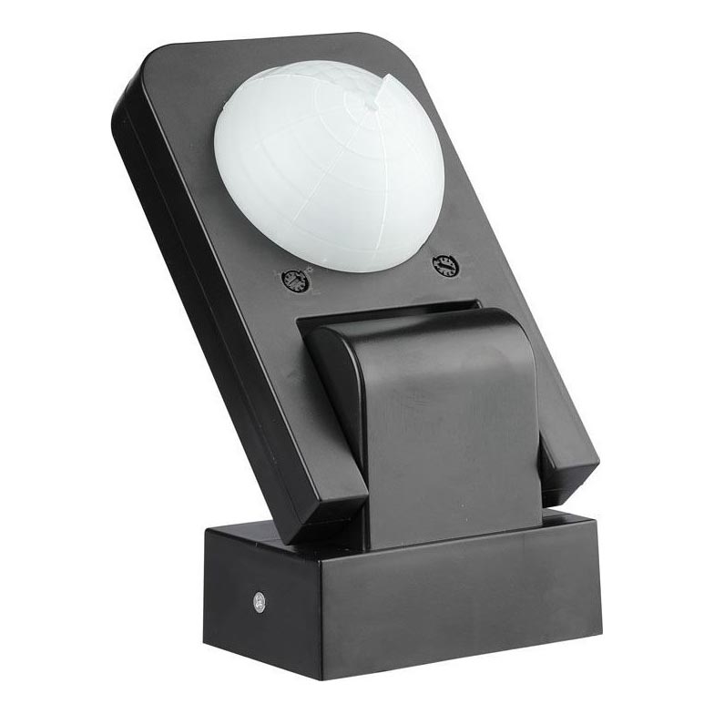 Infrarød bevægelsessensor udendørs 360° 1000W/230V IP65 sort