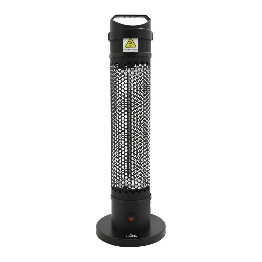 Infrarød gulvvarmer 1000W/230V IP44 sort