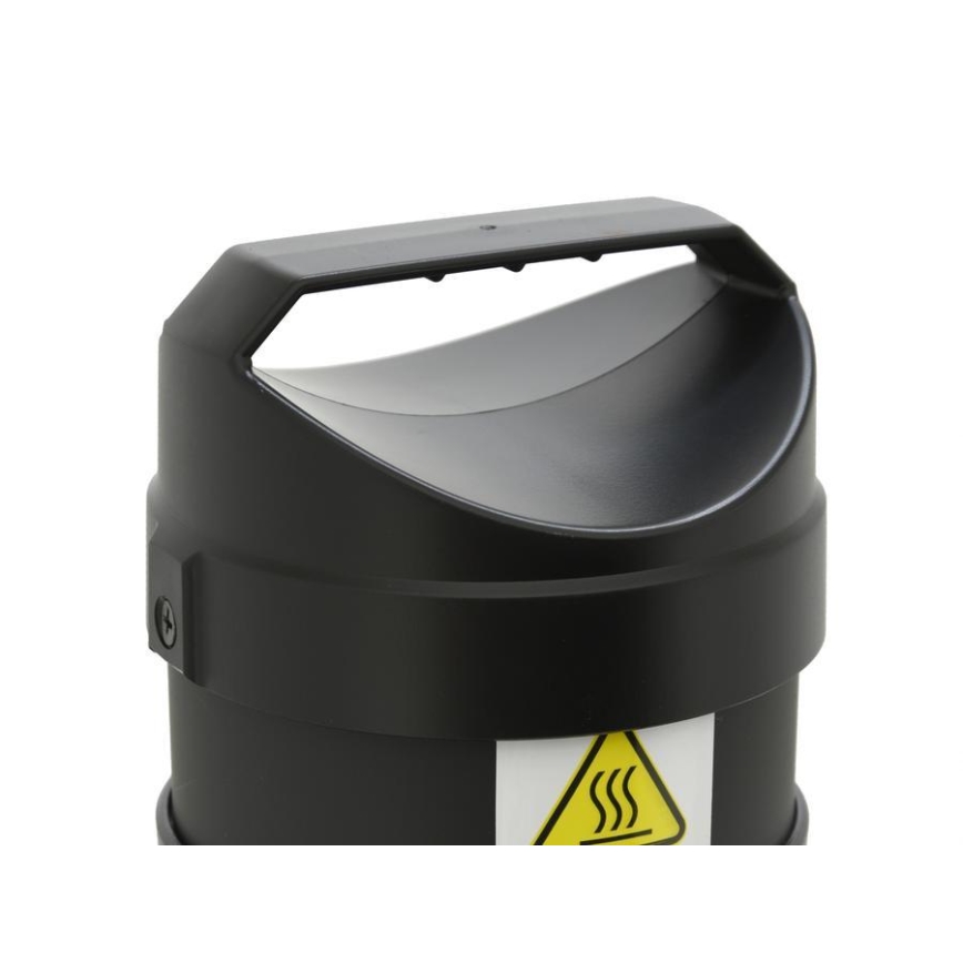 Infrarød gulvvarmer 1000W/230V IP44 sort