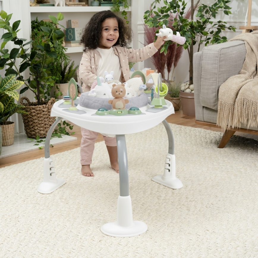 Ingenuity - Aktivitetscenter til børn 2 i 1 SPRING&SPROUT 2xAA