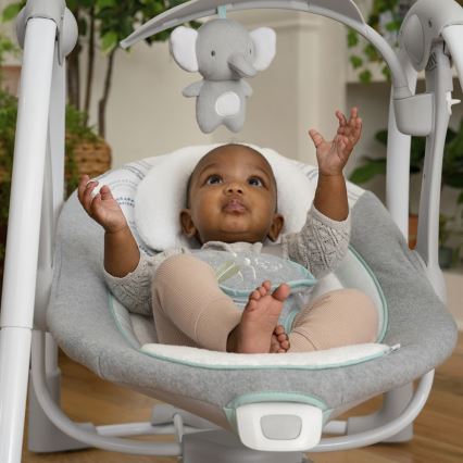 Ingenuity - Babygynge med vibration og musik 2-i-1 SWELL 4xD + 1xC