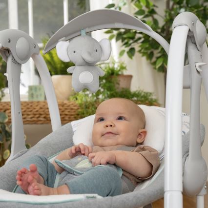 Ingenuity - Babygynge med vibration og musik 2-i-1 SWELL 4xD + 1xC