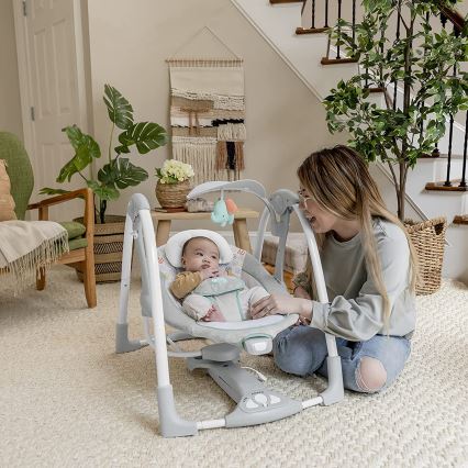 Ingenuity - Babygynge med vibration og musik 2-i-1 WIMBERLY 4xD + 1xC