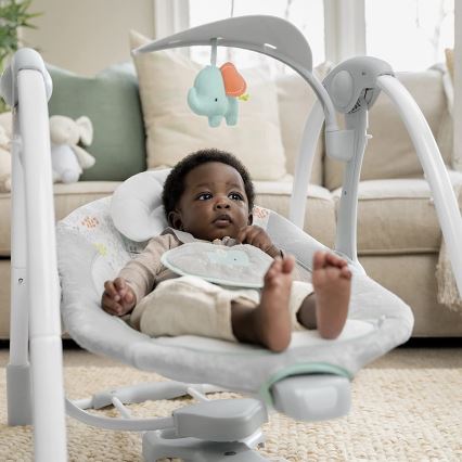 Ingenuity - Babygynge med vibration og musik 2-i-1 WIMBERLY 4xD + 1xC