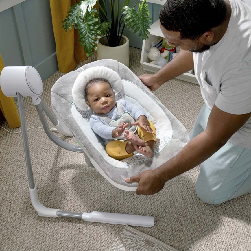 Ingenuity - Babygynge med vibration og musik ANYWAY SWAY 4xLR14
