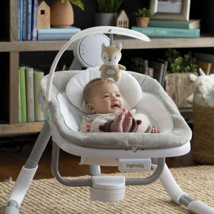 Ingenuity - Babygynge med vibration og musik ANYWAY SWAY RAY 4xLR14