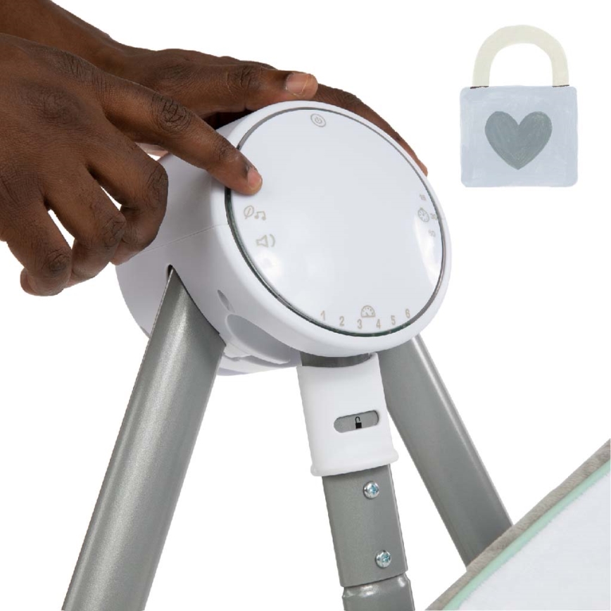 Ingenuity - Babygynge med vibration og musik ANYWAY SWAY RAY 4xLR14
