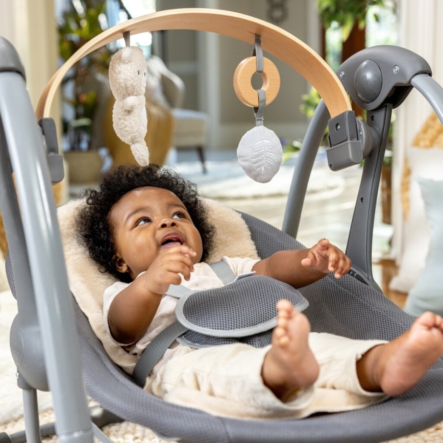 Ingenuity - Babygynge med vibration og musik EVERY SEASON 3xC grå