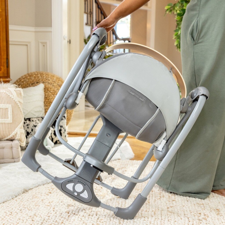 Ingenuity - Babygynge med vibration og musik EVERY SEASON 3xC grå