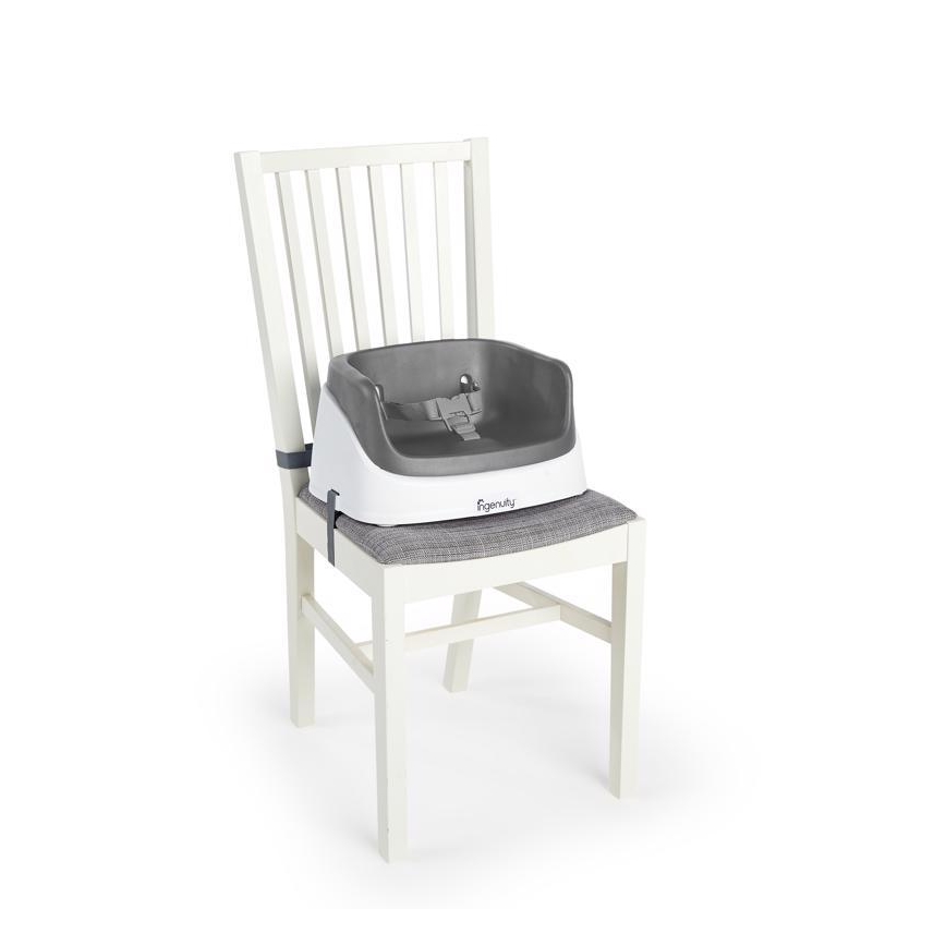 Ingenuity - Babysæde til spisebord 2-i-1 SMARTCLEAN TODDLER grå