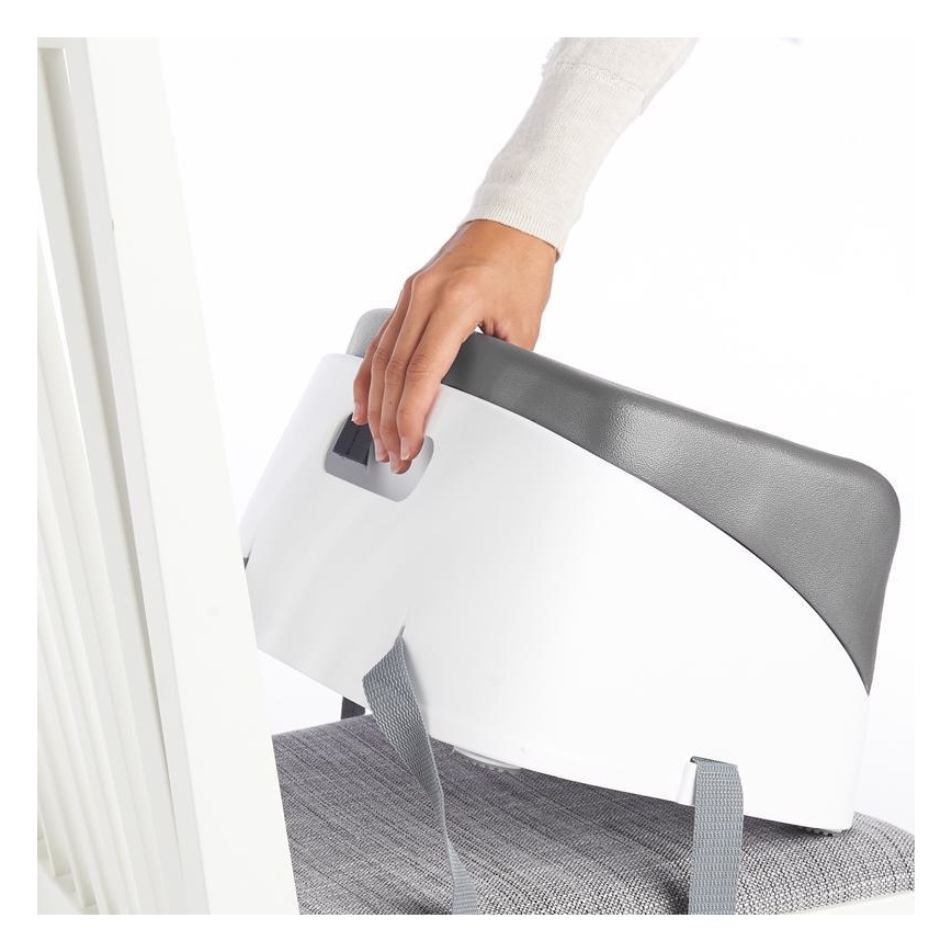Ingenuity - Babysæde til spisebord 2-i-1 SMARTCLEAN TODDLER grå
