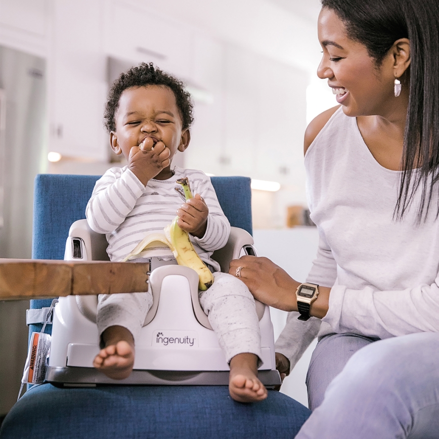 Ingenuity - Boostersæde 2-i-1 BABY BASE beige