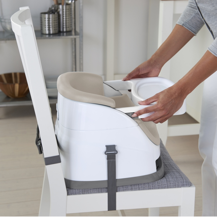 Ingenuity - Boostersæde 2-i-1 BABY BASE beige