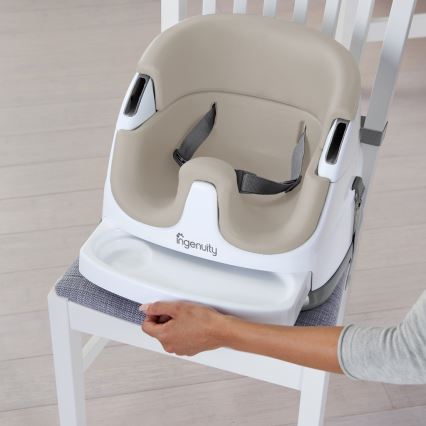 Ingenuity - Boostersæde 2-i-1 BABY BASE beige