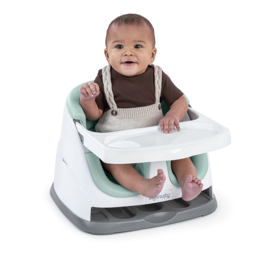 Ingenuity - Boostersæde 2-i-1 BABY BASE mintgrøn