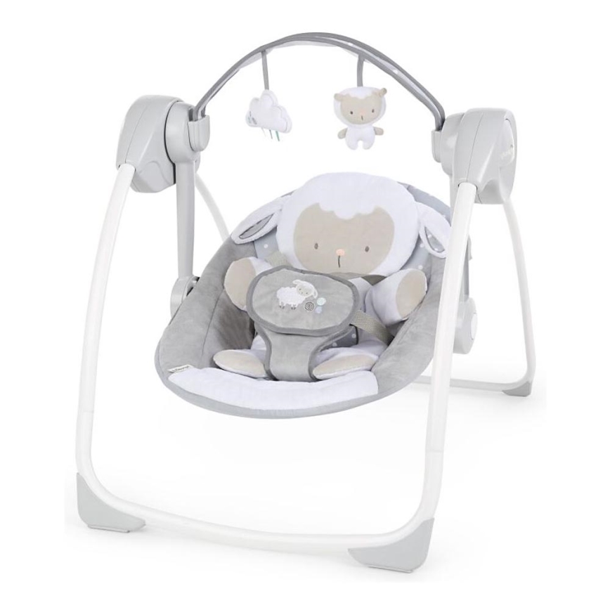 Ingenuity - Børnegynge med melodi CUDDLE LAMB 4xLR14