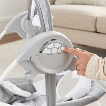 Ingenuity - Børnegynge med melodi CUDDLE LAMB 4xLR14