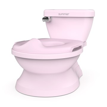 Ingenuity - Børnepotte med lyd MY SIZE, lyserød, 2xAAA