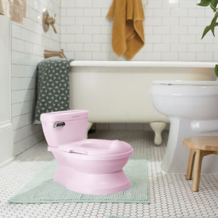 Ingenuity - Børnepotte med lyd MY SIZE, lyserød, 2xAAA