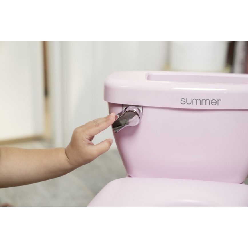 Ingenuity - Børnepotte med lyd MY SIZE, lyserød, 2xAAA